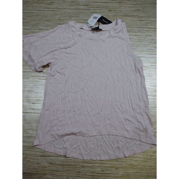 K-27 twenty Willow Shine Jersey One-Shoulder Top PINK size S nwt $105 - Picture 2 of 2